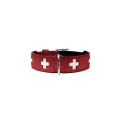 Hunter Halsband Swiss nickel, rot  / (Variante) Gr.47