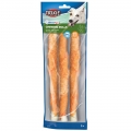 Trixie Denta Fun Chicken Chewing Rolls - 28cm/3 Stück