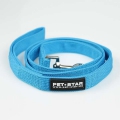 Pet-Star Leine (passend zum Pet-Star Softgeschirr / Netzgeschirr)  / (Variante) Blau