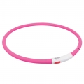 Trixie Flash Leuchtring USB aus Silikon  / (Variante) pink