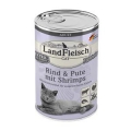 Landfleisch Cat Adult Pastete Rind, Pute & Shrimps  / (Variante) 400 g